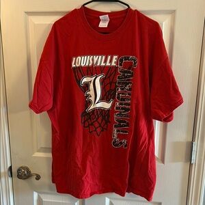 University of Louisville cardinals net red 2x